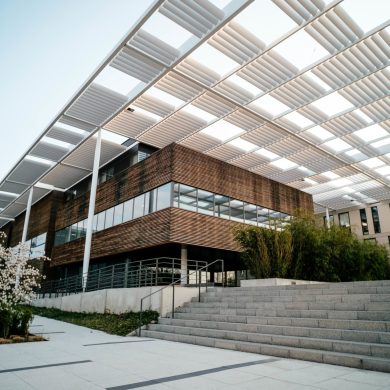 The beautiful modern building- modern architecture